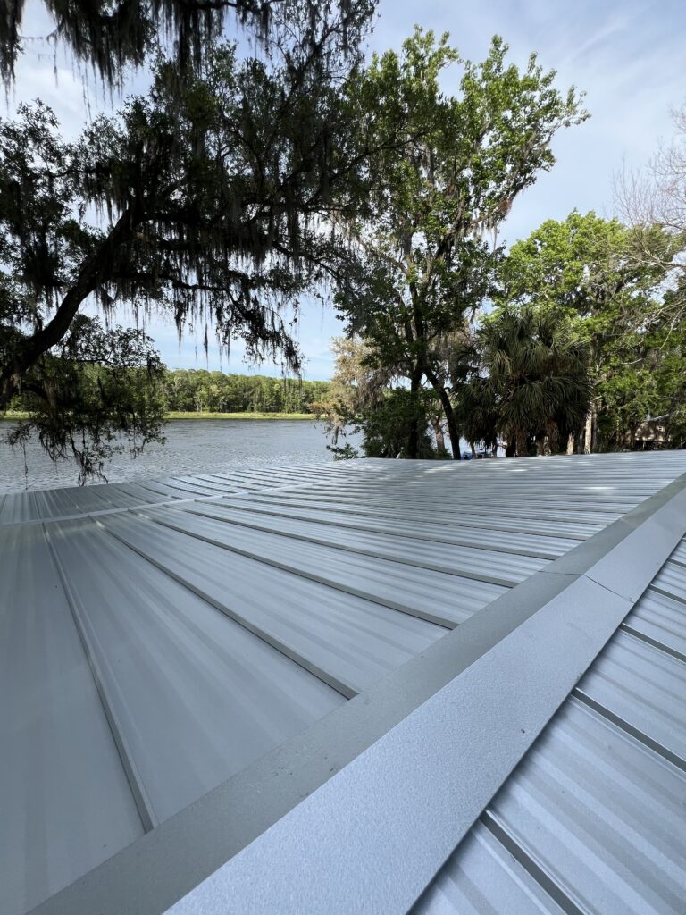 Standing Seam Metal in Roscoe project 2