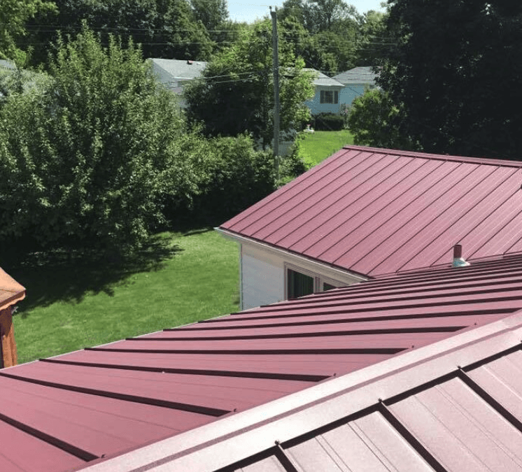 Standing Seam Metal in Roscoe project 3